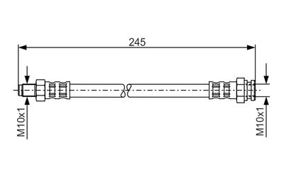 Тормозной шланг BOSCH 1 987 481 013