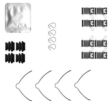 Комплектующие, колодки дискового тормоза TEXTAR 82564500