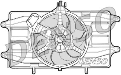 Ventilators, Motora dzesēšanas sistēma DENSO DER09021