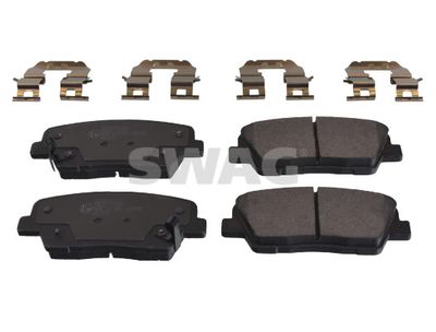 Bremžu uzliku kompl., Disku bremzes SWAG 33 10 7139