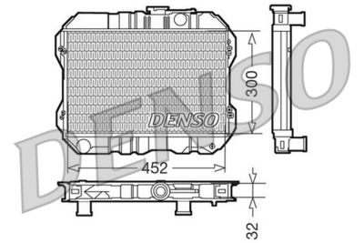 Radiators, Motora dzesēšanas sistēma DENSO DRM50200
