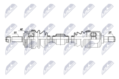 Piedziņas vārpsta NTY NPW-HY-648