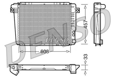 Radiators, Motora dzesēšanas sistēma DENSO DRM05072