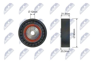 Spriegotājrullītis, Ķīļrievu siksna NTY RNK-TY-041