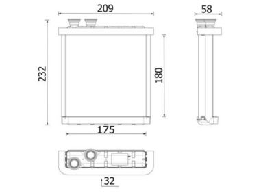 Siltummainis, Salona apsilde MAHLE AH 298 000P