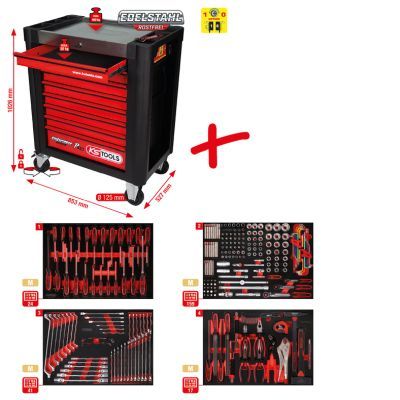 Тележка для инструмента KS TOOLS 810.4241