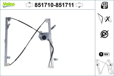 Стеклоподъемник VALEO 851710
