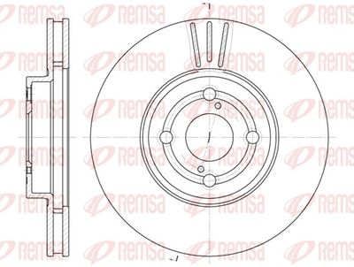 Bremžu diski REMSA 6703.10