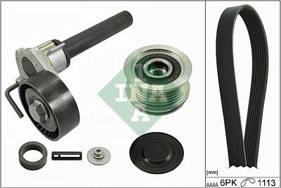 Ķīļrievu siksnu komplekts Schaeffler INA 529 0125 10
