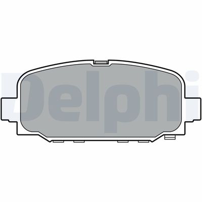 Bremžu uzliku kompl., Disku bremzes DELPHI LP3398