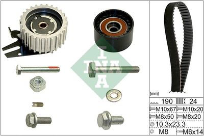 Комплект ремня ГРМ Schaeffler INA 530 0624 10