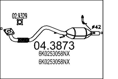 Катализатор MTS 04.3873