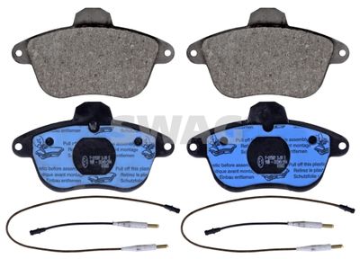 Bremžu uzliku kompl., Disku bremzes SWAG 64 11 6038