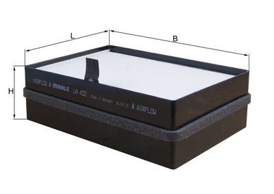 Filtrs, Salona telpas gaiss KNECHT LA 432