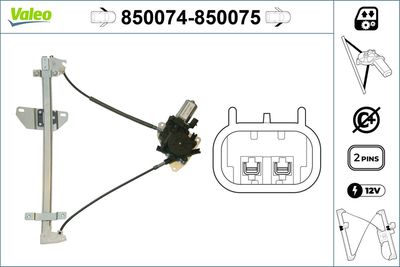 Стеклоподъемник VALEO 850074