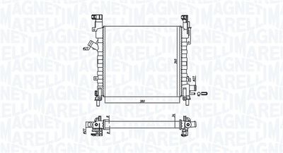 Radiators, Motora dzesēšanas sistēma MAGNETI MARELLI 350213924000