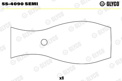 Bukse, Klanis GLYCO 55-4090 SEMI