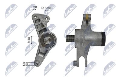Натяжная планка, поликлиновой ремень NTY RNK-ME-014