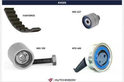 Комплект ремня ГРМ HUTCHINSON KH 505