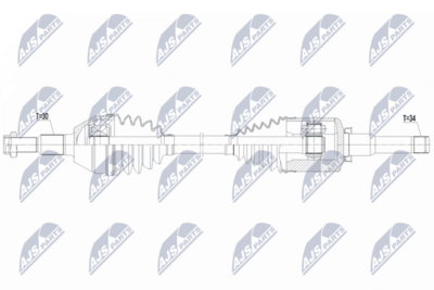 Приводной вал NTY NPW-PL-177