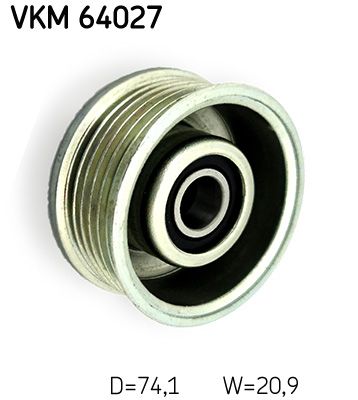 Parazīt-/Vadrullītis, Ķīļrievu siksna SKF VKM 64027