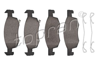 Bremžu uzliku kompl., Disku bremzes TOPRAN 208 803