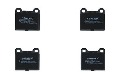 Комплект тормозных колодок, дисковый тормоз KAMOKA JQ1014