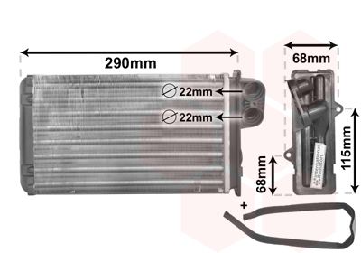 Siltummainis, Salona apsilde VAN WEZEL 40006100