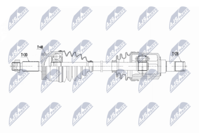 Приводной вал NTY NPW-HY-642