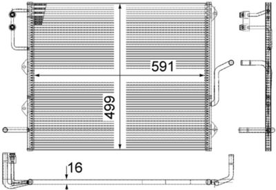 Radiators, Motora dzesēšanas sistēma MAHLE CR 1009 000P