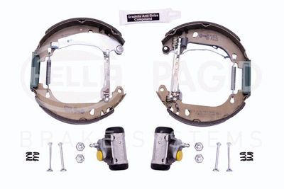 Bremžu loku komplekts HELLA PAGID 8DB 355 003-701