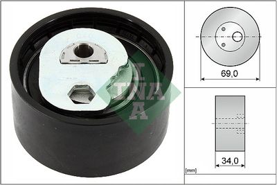 Натяжной ролик, ремень ГРМ Schaeffler INA 531 0941 10