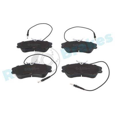 Bremžu uzliku kompl., Disku bremzes RAP BRAKES R-P0196