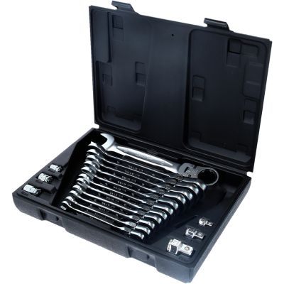 Uzgriežņu atslēgu komplekts ar sprūdmehānismu KS TOOLS 503.4868