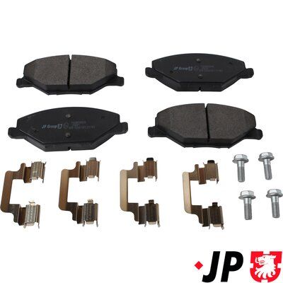 Комплект тормозных колодок, дисковый тормоз JP GROUP 1163609910