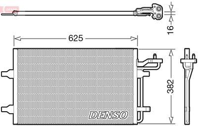 Конденсатор, кондиционер DENSO DCN33009