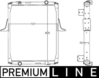 Radiators, Motora dzesēšanas sistēma MAHLE CR 1221 000P