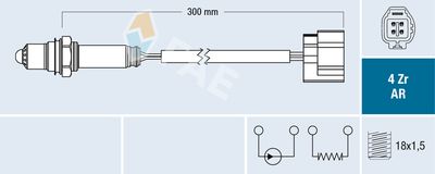 Лямбда-зонд FAE 75653