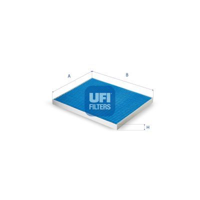 Фильтр, воздух во внутренном пространстве UFI 34.162.00