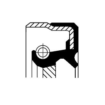 Уплотняющее кольцо, механическая коробка передач CORTECO 01030363B