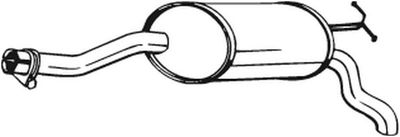 Vidējais izpl. gāzu trokšņa slāpētājs BOSAL 175-299