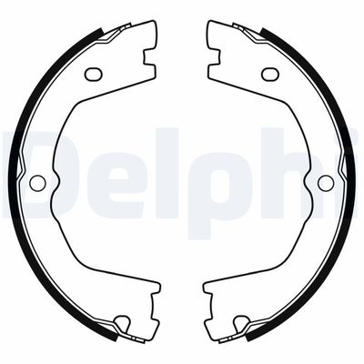 Bremžu loku kompl., Stāvbremze DELPHI LS2178