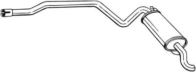 Глушитель выхлопных газов конечный BOSAL 287-199