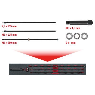 Demontāžas instrumentu komplekts, Kvēlsvece KS TOOLS 152.1640