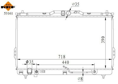 Radiators, Motora dzesēšanas sistēma NRF 53161