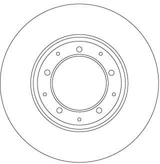 Тормозной диск TRW DF6905