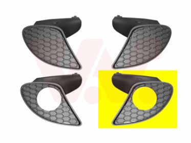 Решетка вентилятора, буфер VAN WEZEL 0148593