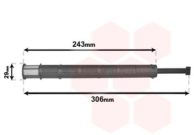 Осушитель, кондиционер VAN WEZEL 0900D249