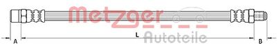 Тормозной шланг METZGER 4110950