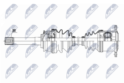 Приводной вал NTY NPW-HY-640